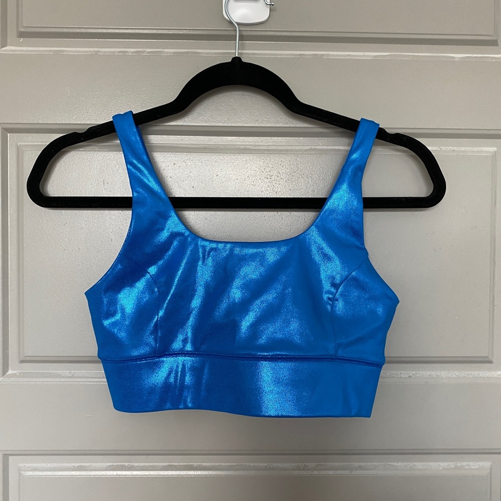 COPY - IVL Collective - Sports Bra - Metallic Blue Size 4